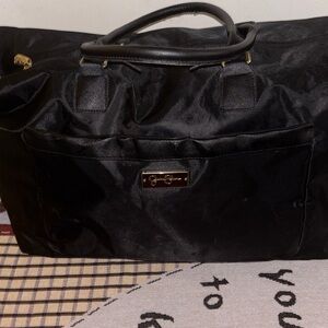 Jessica Simpson Black Tote with Gold Hardware